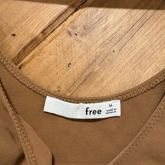 Wilfred Tan/Brown Women’s Bodysuit Medium - Picture 4 of 6